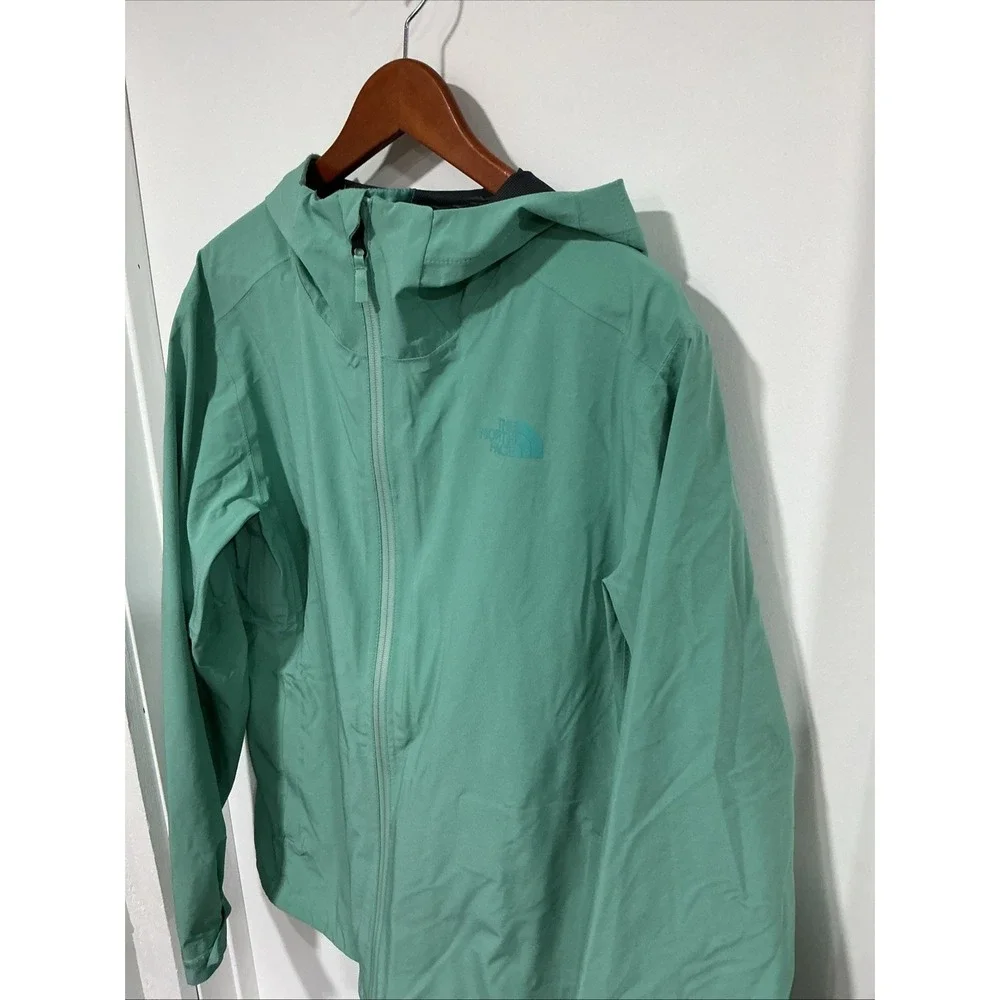 North Face Dryvent Rain Jacket, Windbreaker, XL, Sage Green, Pit Zips, Outdoors